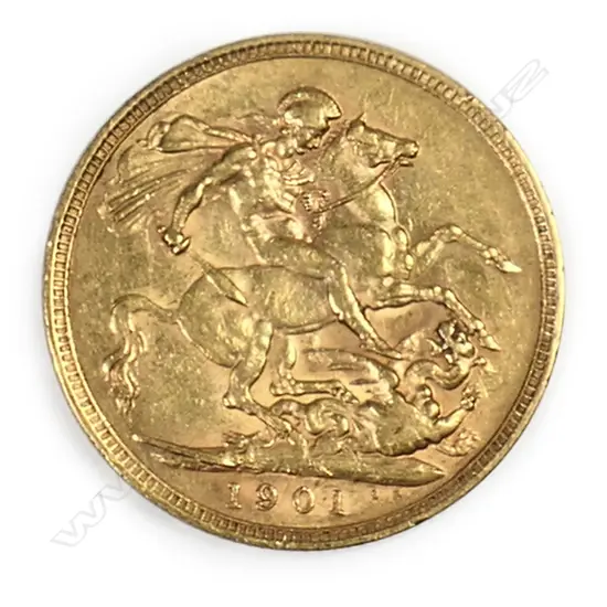 A late Victorian sovereign,
