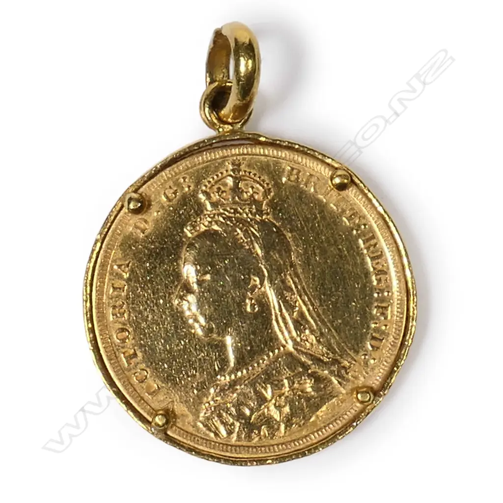 A Victorian 1891 full gold sovereign, Image 1++
