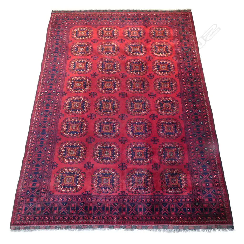 An Afghan Akhal Gul hand-knotted carpet, Image 1++