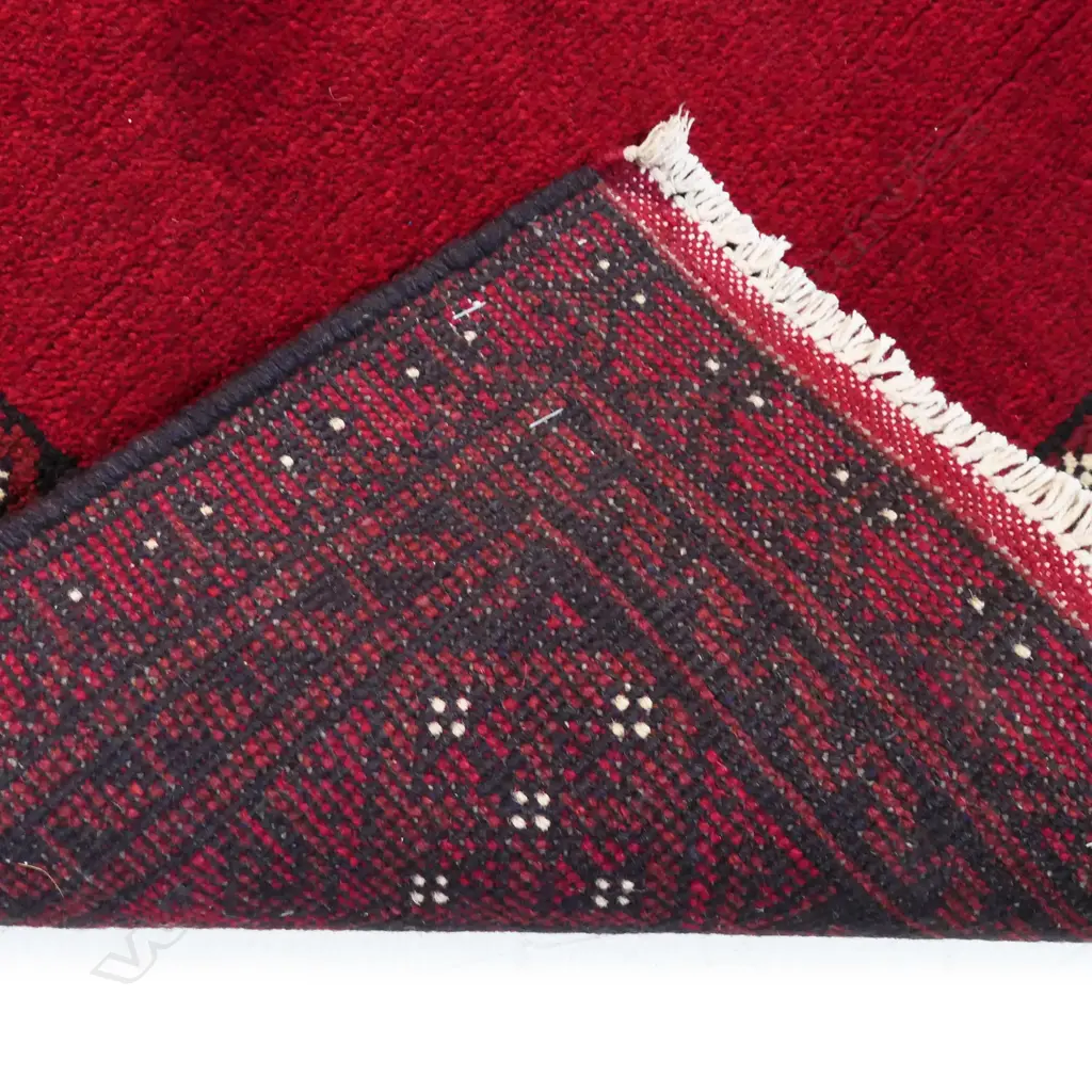 A long hand-knotted wool pile Turkman runner, Image 1++