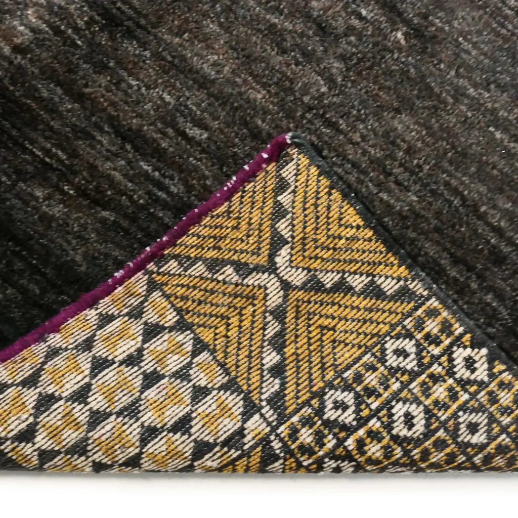 A hand-knotted Gabbeh rug designed by Hundertwasser, Image 1++