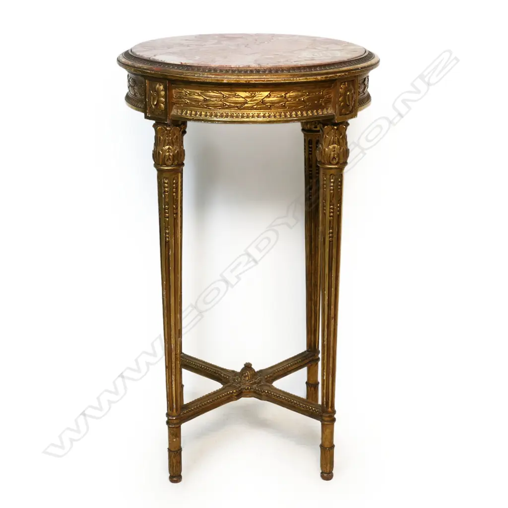 A 19thC French Louis XVI style guéridon, Image 1++