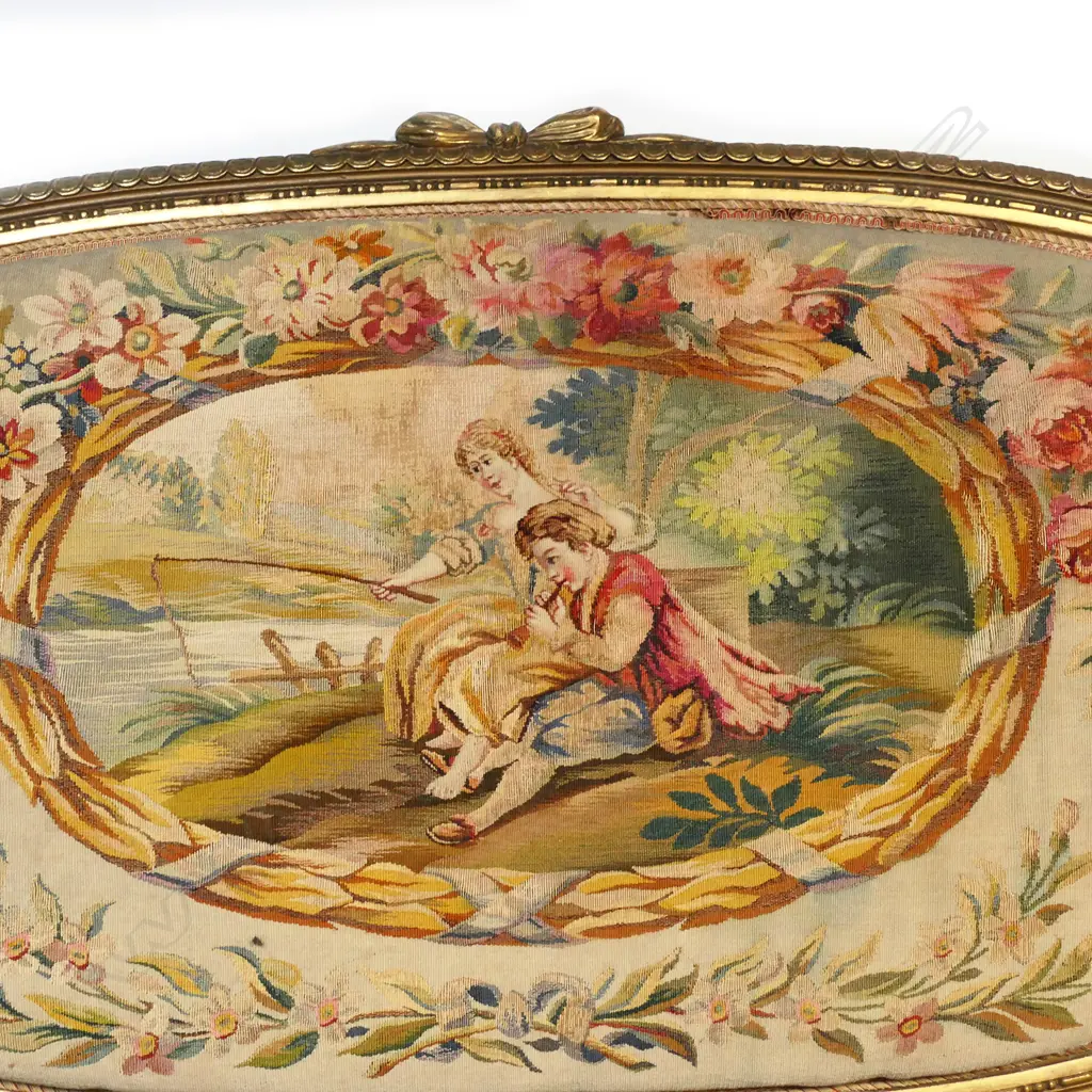 A French 19thC Louis XVI style canapé, Image 1++