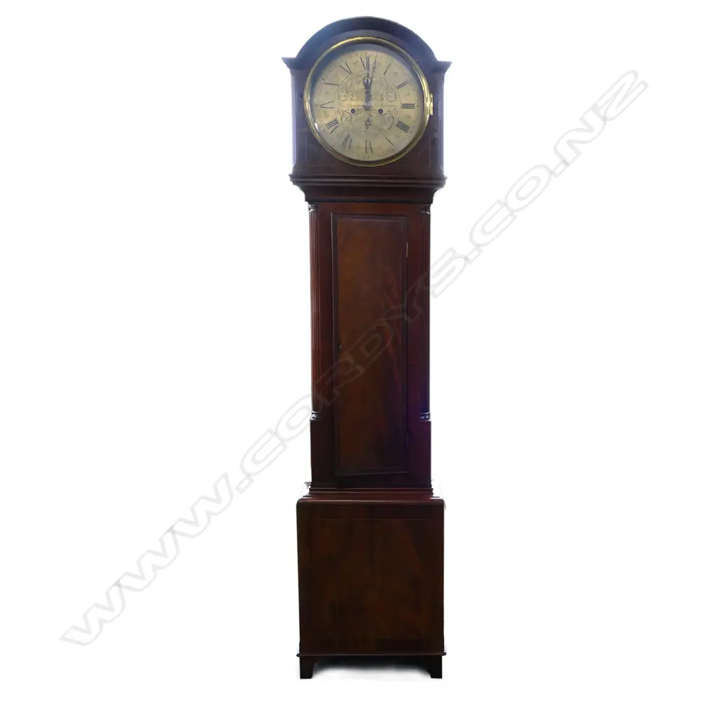 A Georgian mahogany long case clock, Image 1++