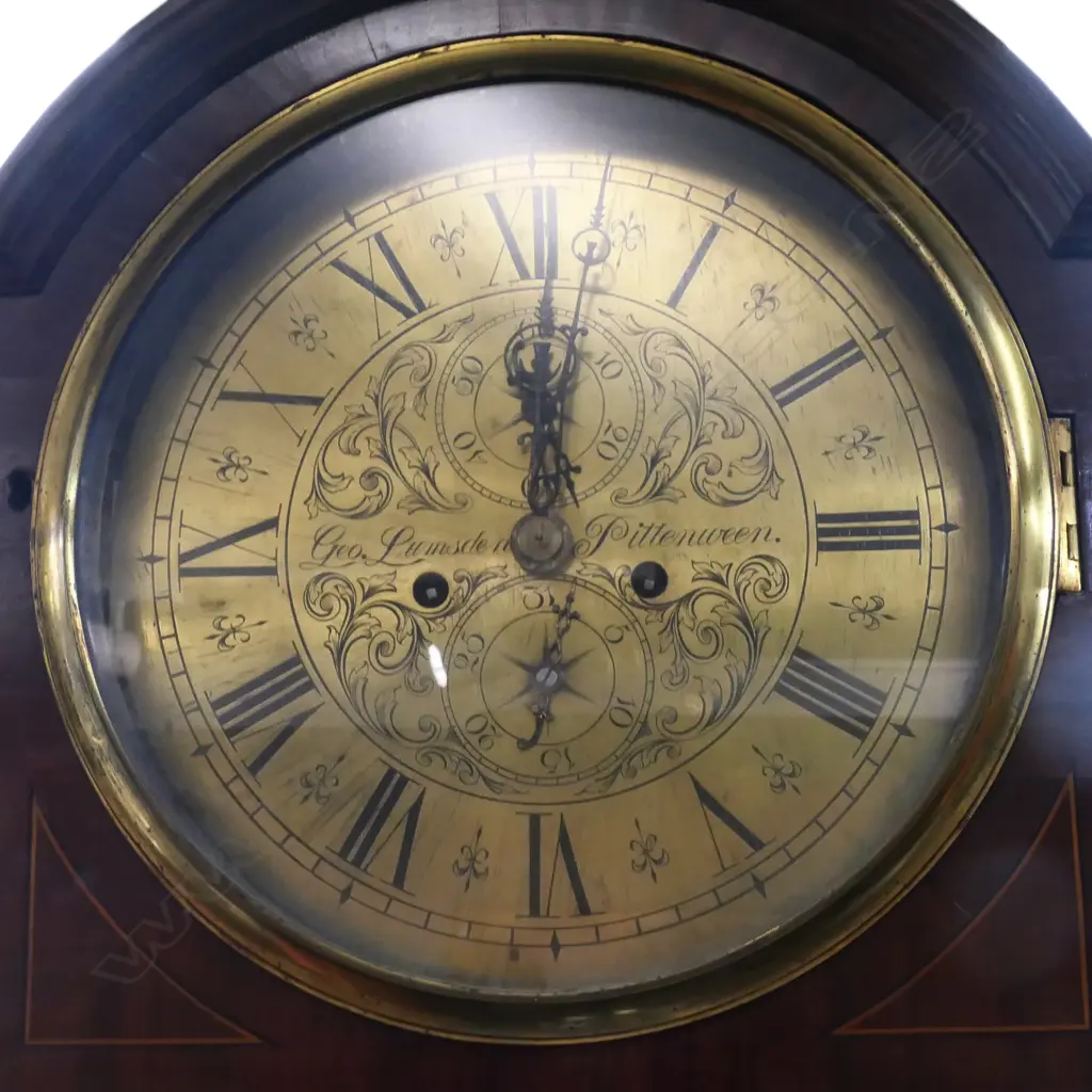 A Georgian mahogany long case clock, Image 1++