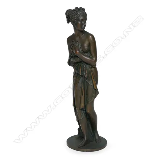 A bronze statuette of Venus Italica,