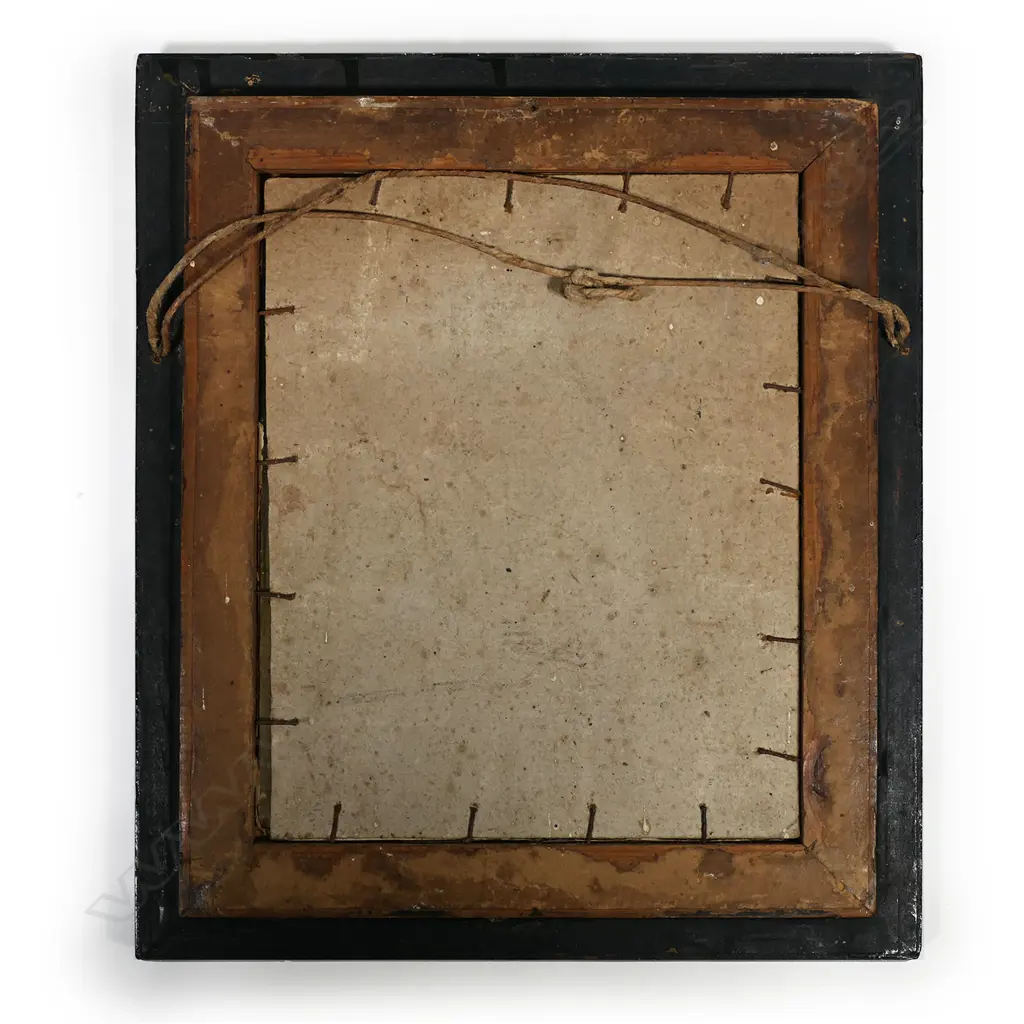 A Victorian framed figure group, Image 1++