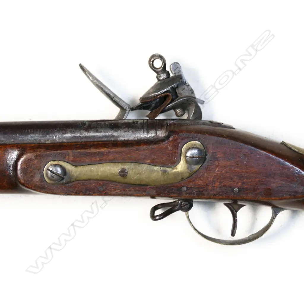 A Flintlock trade musket with 39" barrel, Image 1++
