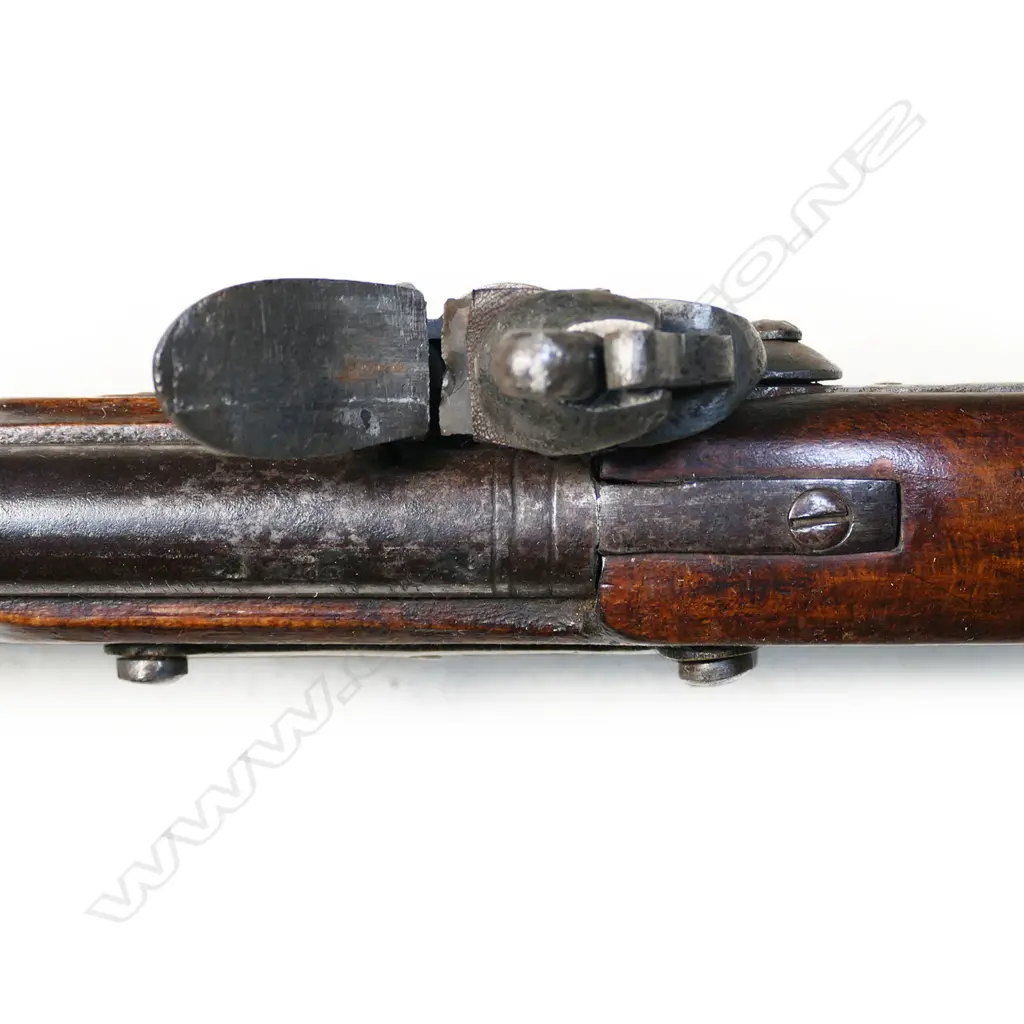 A Flintlock trade musket with 39" barrel, Image 1++
