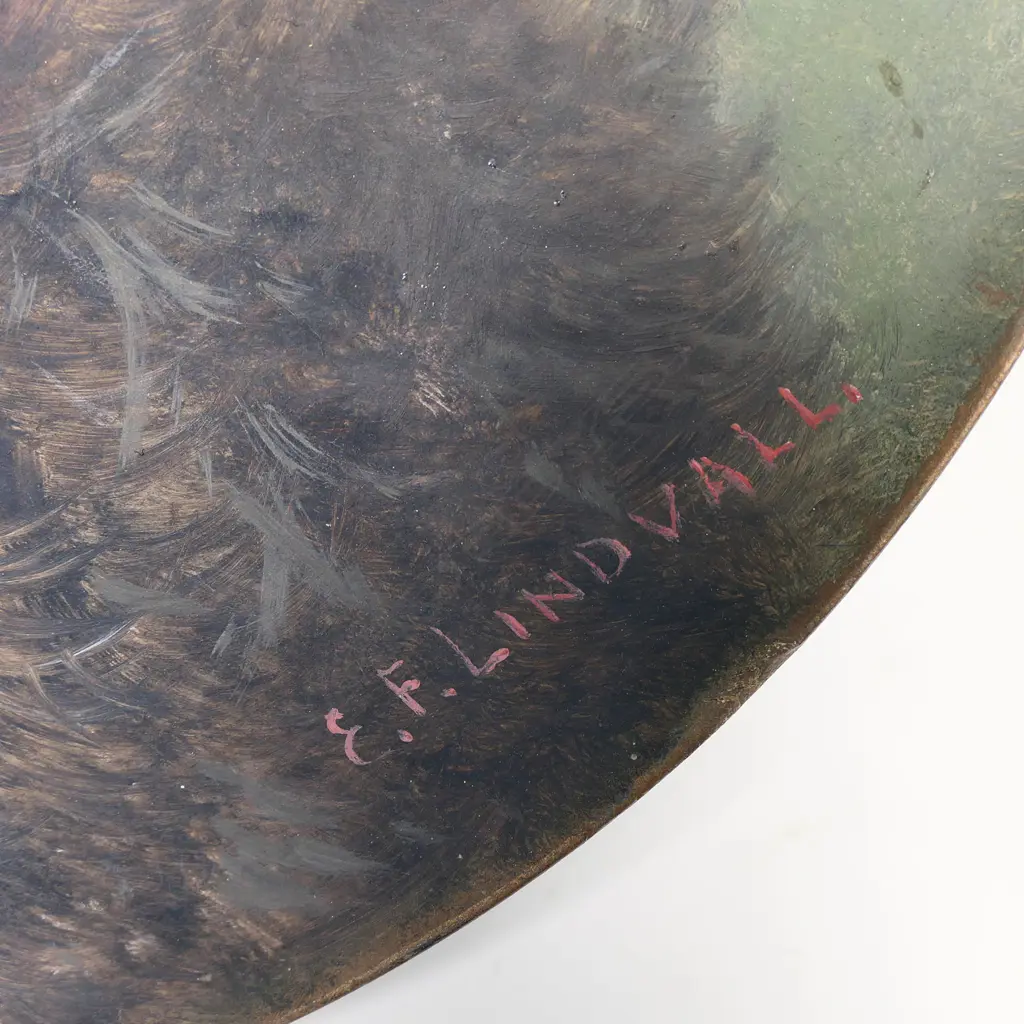 An early 20thC folk art painted panel, Image 1++