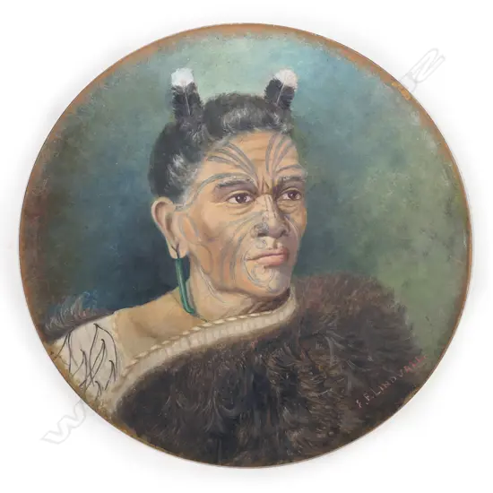 An early 20thC folk art painted panel,