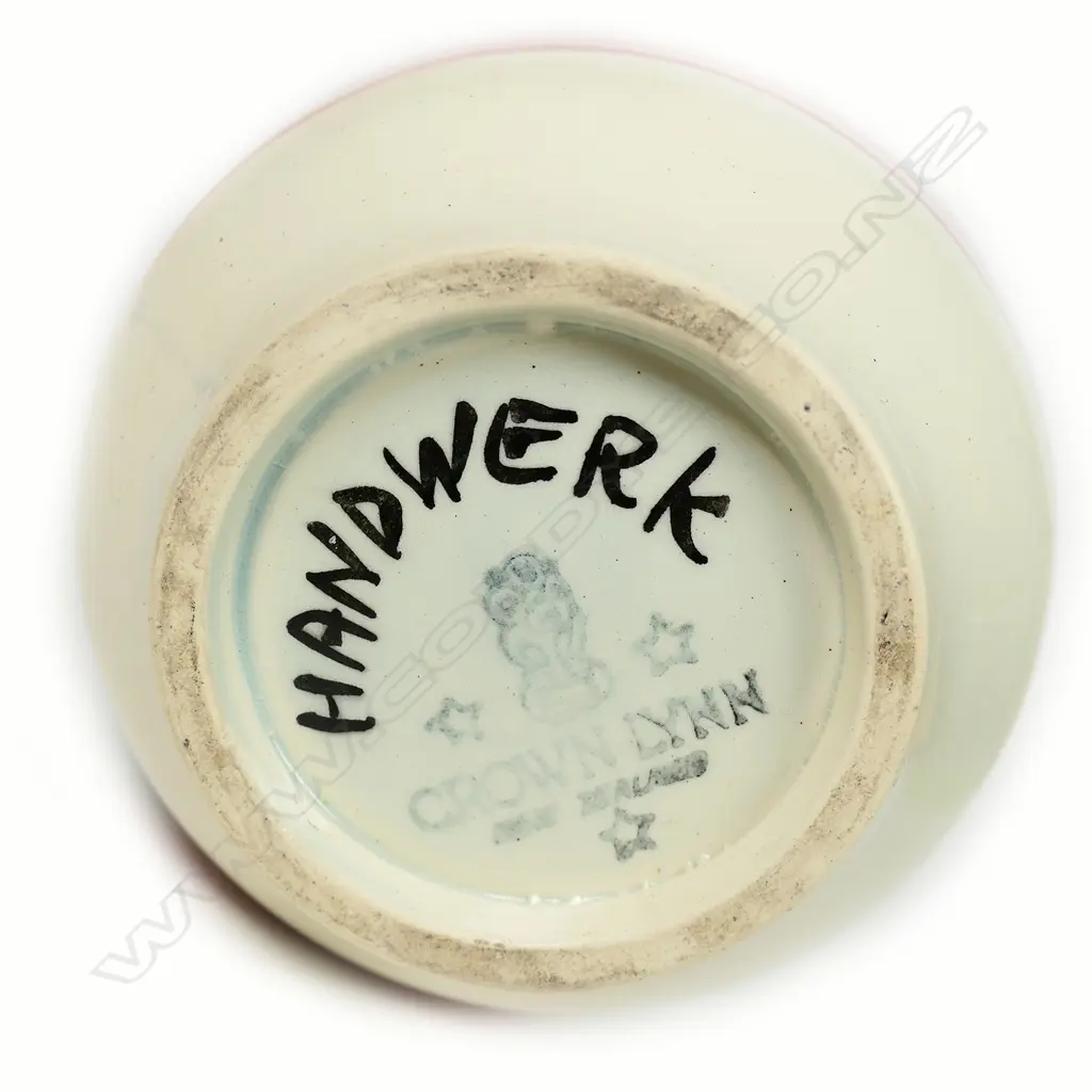 A Frank Carpay for Crown Lynn bottle form vase, Image 1++