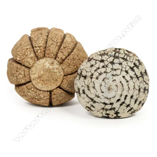 Len Castle two small Sea Secret forms,