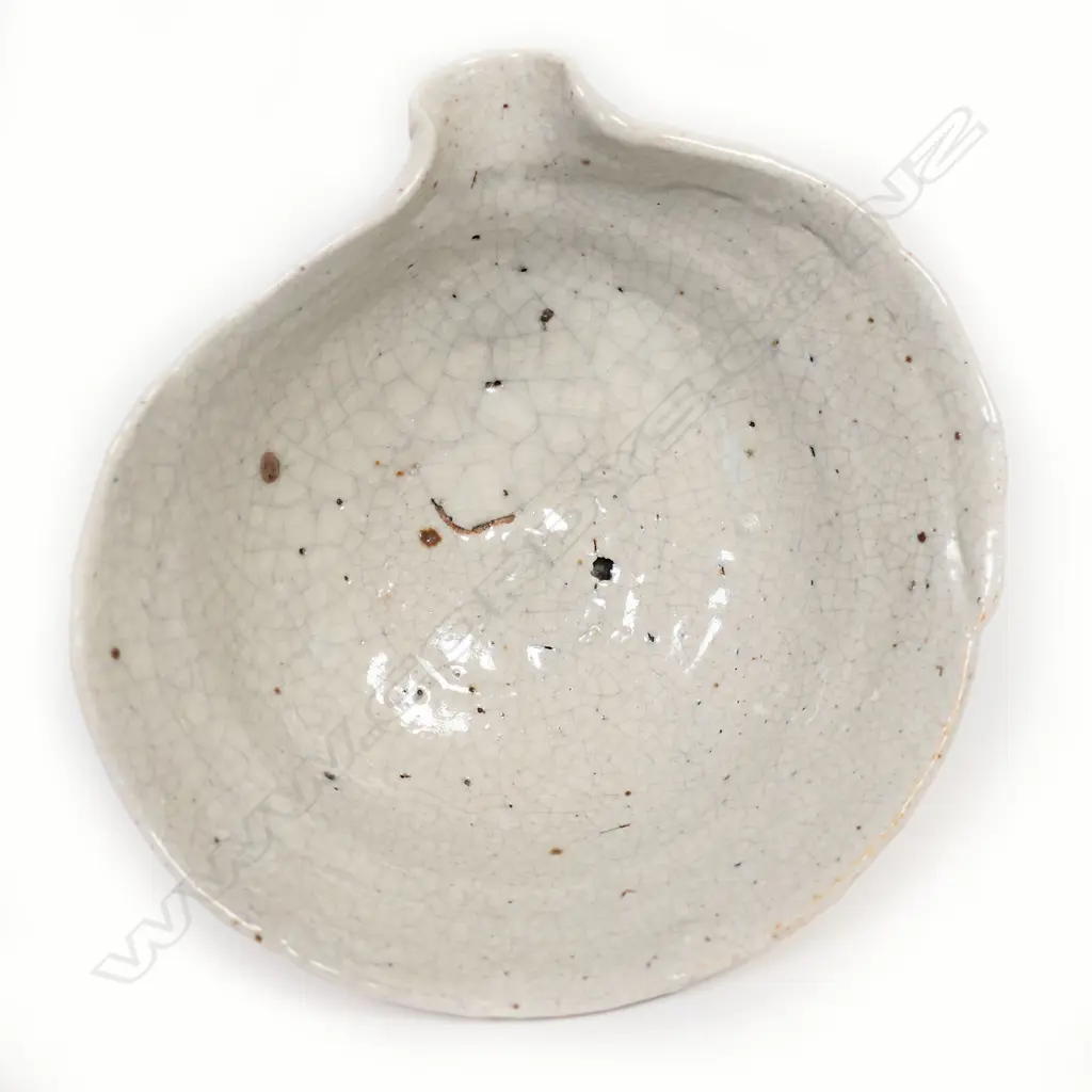 Len Castle celadon bottle and small pouring bowl Image 1++