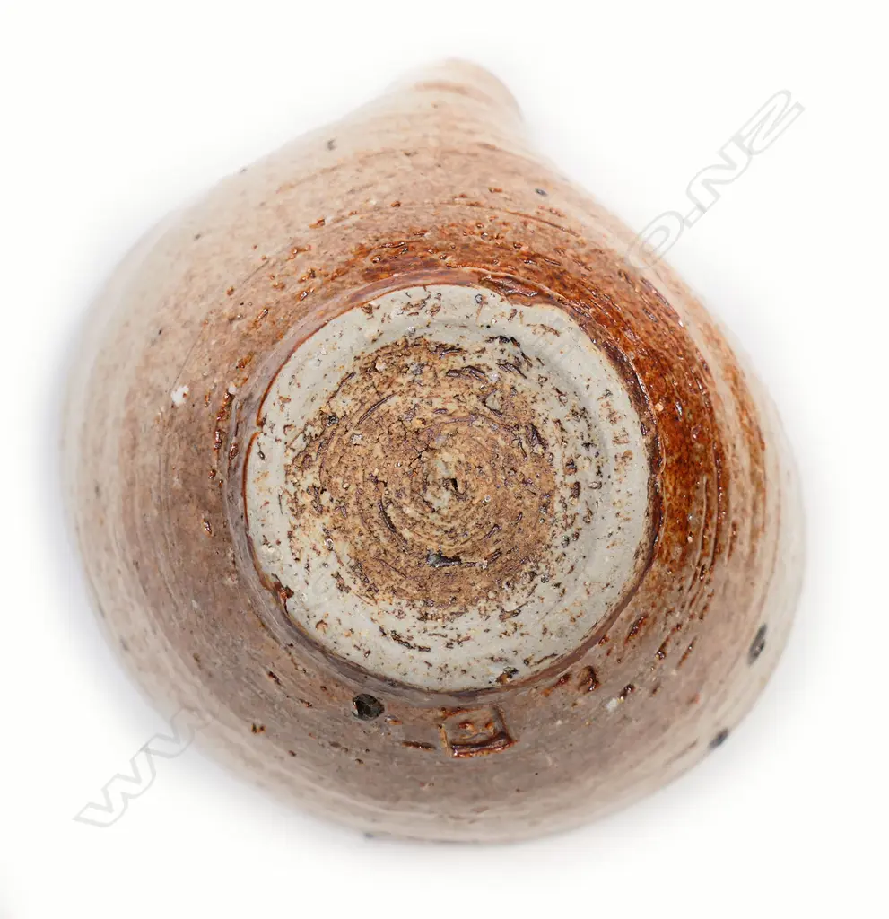 Len Castle celadon bottle and small pouring bowl Image 1++