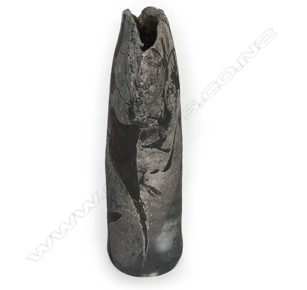 A 1970s Paul Soldner (US 1921– 2011) raku sculptural vase, Image 1++