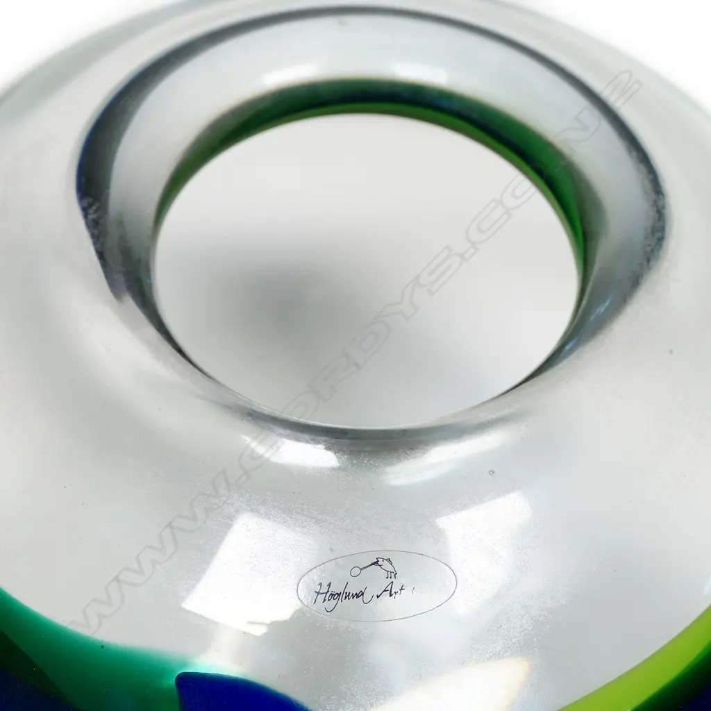 A large Hoglund art glass vase, Image 1++