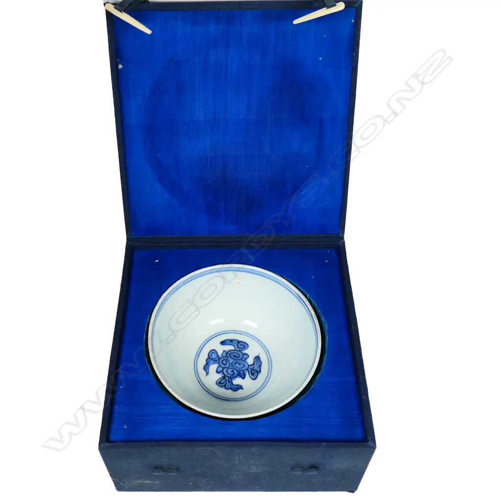 An old Chinese blue and white Wan-Li bowl, Image 1++