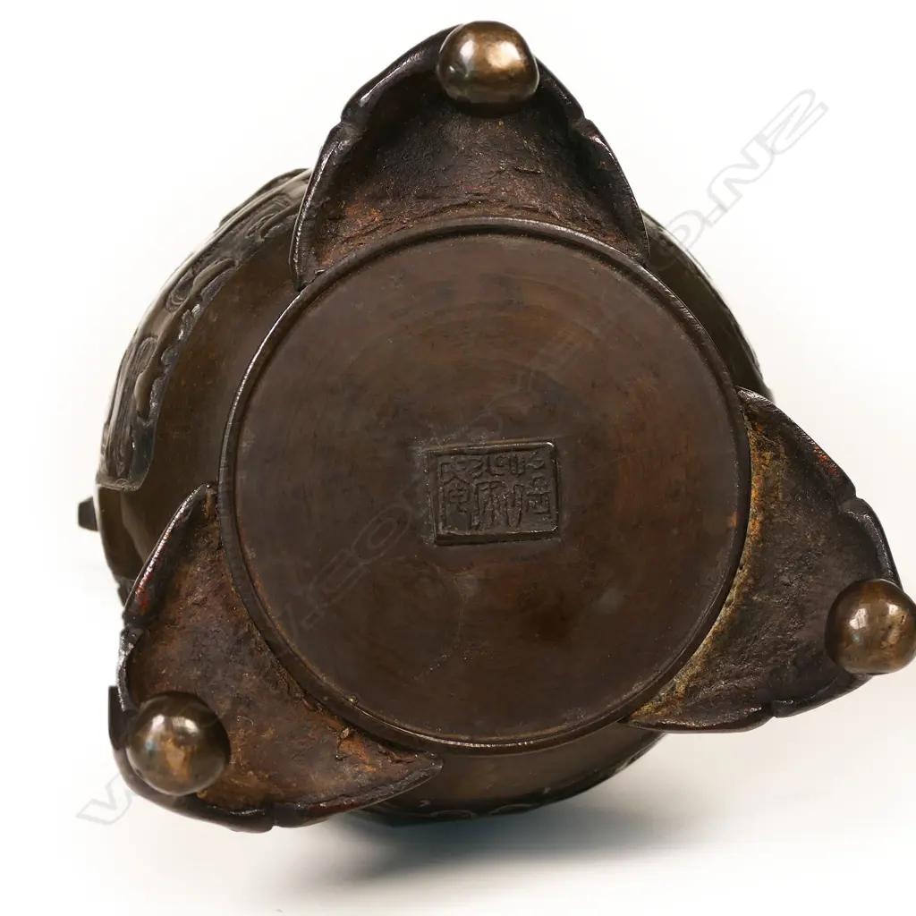 An early 20thC Japanese bronze Usubata, Image 1++