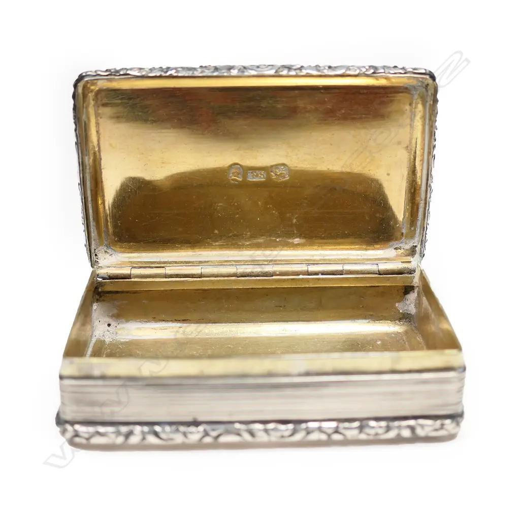 A George IV silver snuff box, Image 1++