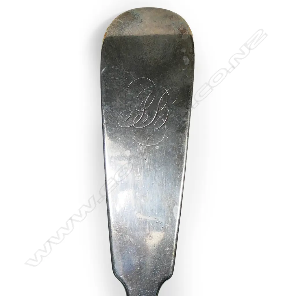 A William IV Scottish silver soup ladle, Image 1++