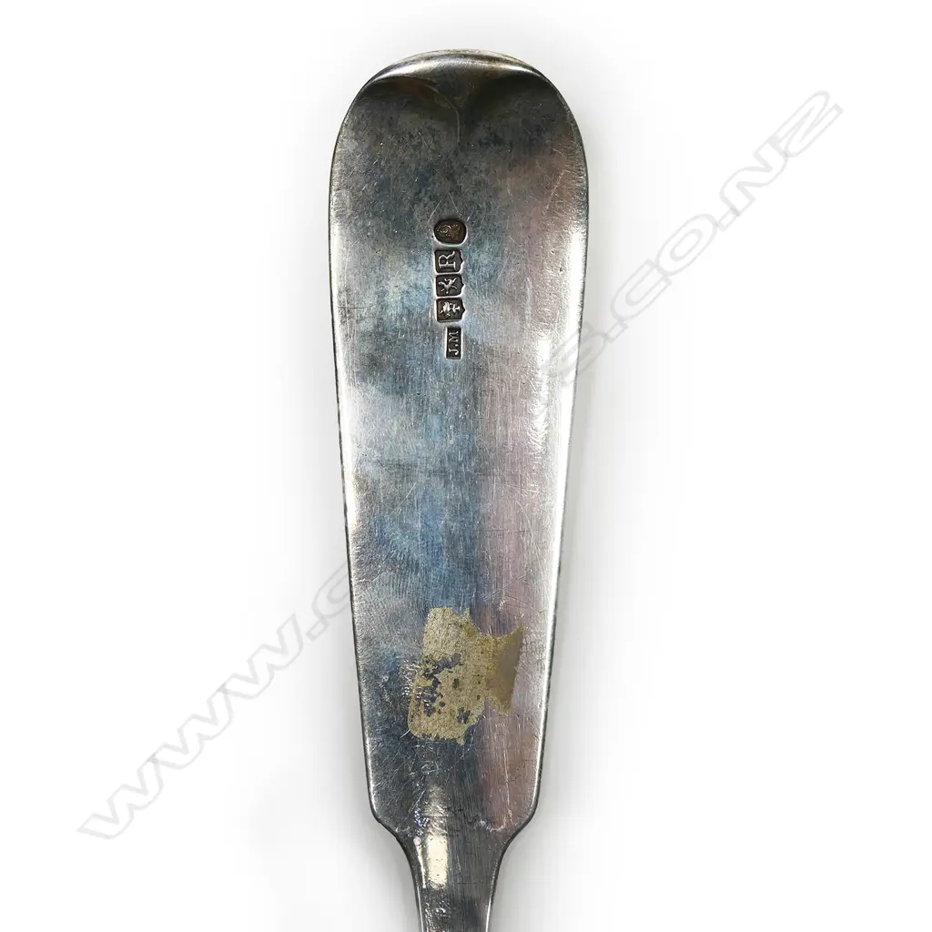 A William IV Scottish silver soup ladle, Image 1++