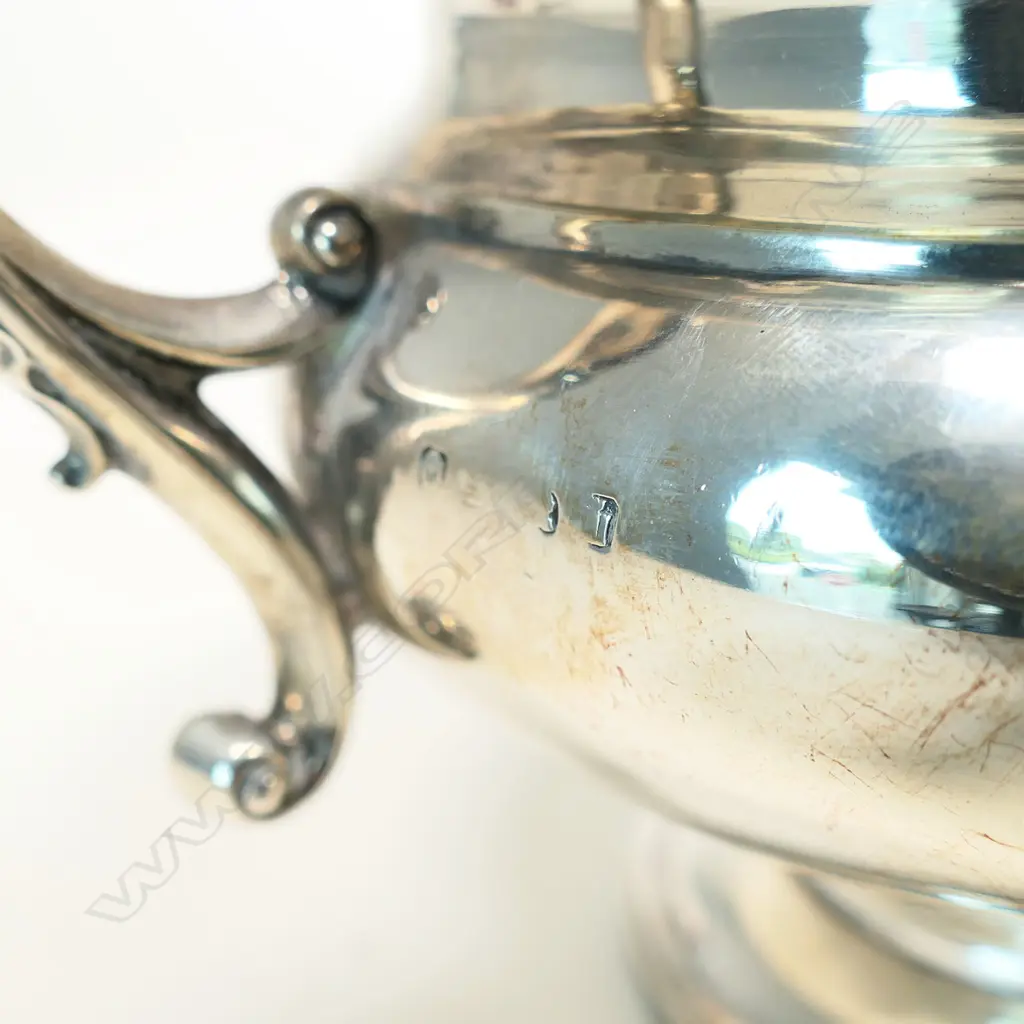 A George IV Scottish silver part tea set, Image 1++