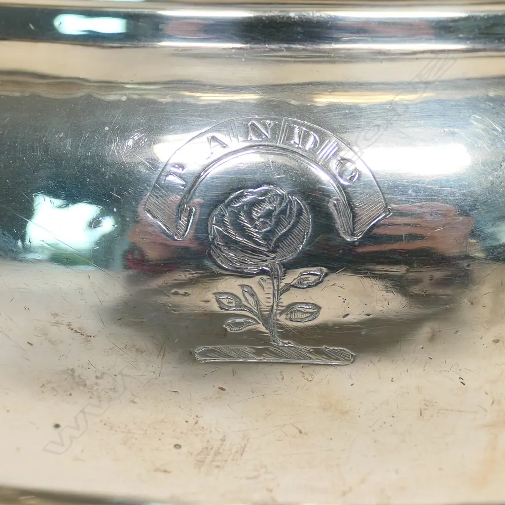 A George IV Scottish silver part tea set, Image 1++