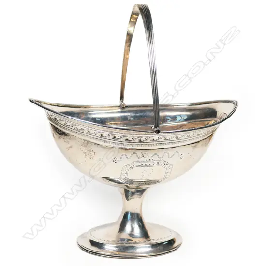 A George III Irish silver pedestal sugar bowl,