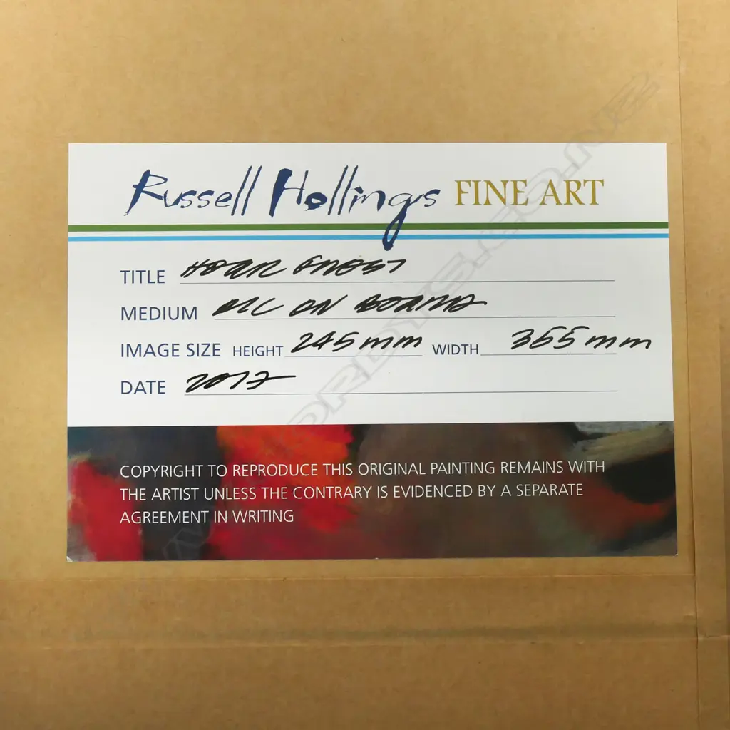 Russell Hollings (1948-), Image 1++