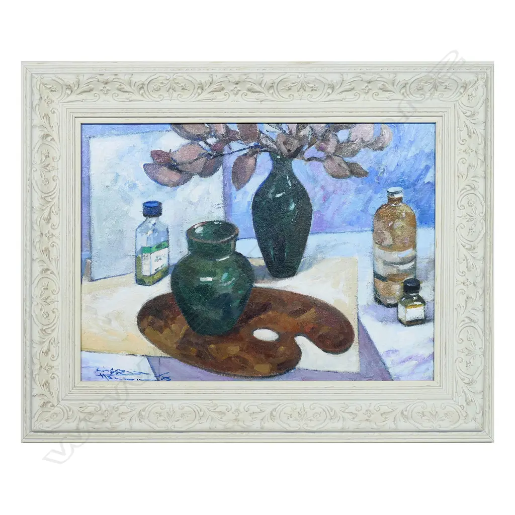 Russell Hollings (1948-) 'The mahogany palette', Image 1++