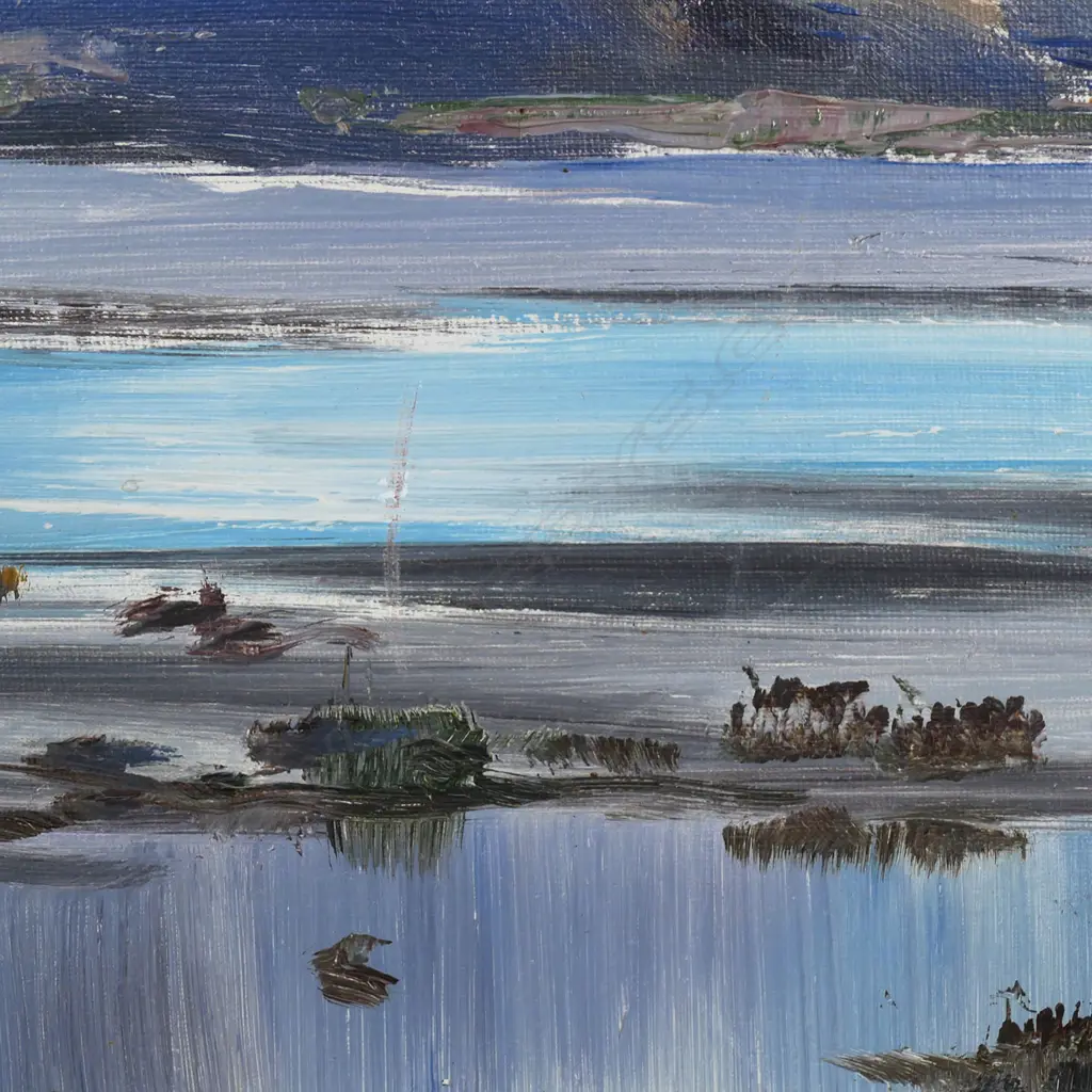 ASTON GREATHEAD, SOUTHERN ALPS, OIL ON BOARD 490x745mm Image 1++