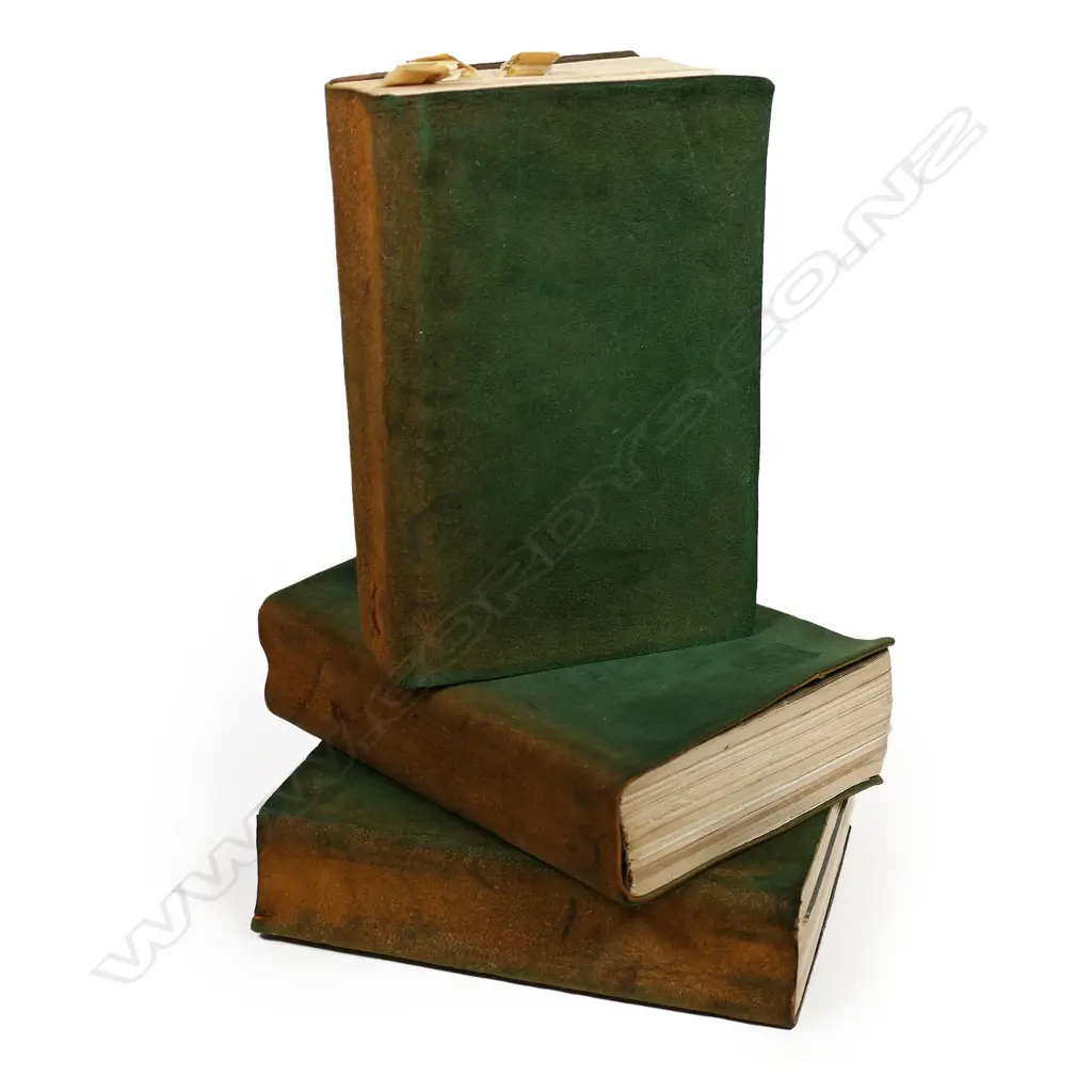 C.F. Goldie signed set of three bound volumes on art drawing and painting, Image 1++