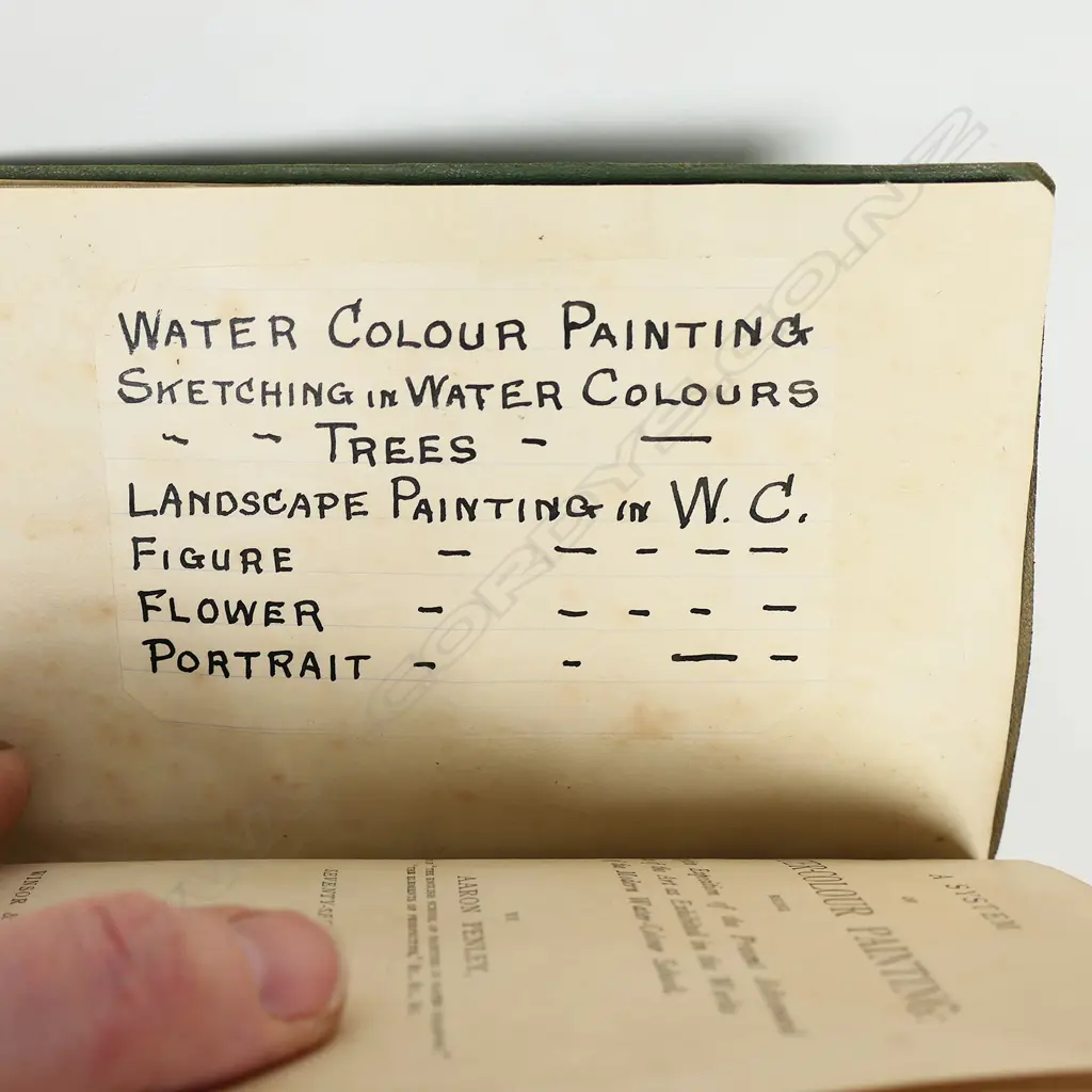 C.F. Goldie signed set of three bound volumes on art drawing and painting, Image 1++