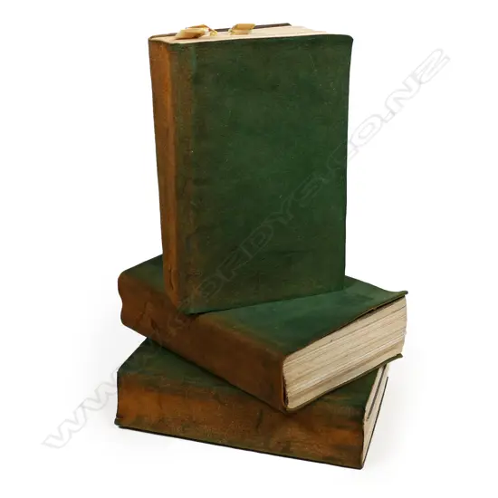 C.F. Goldie signed set of three bound volumes on art drawing and painting,