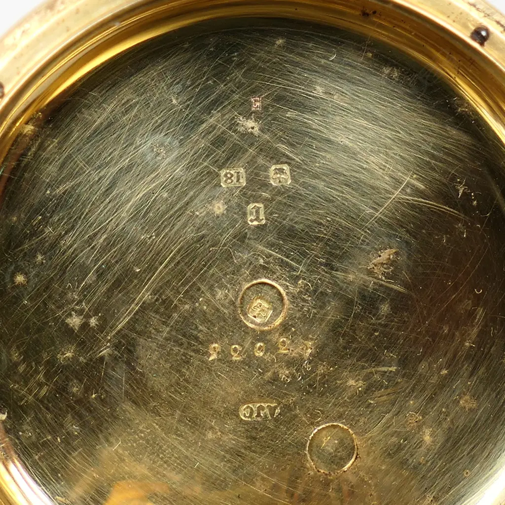 A Victorian 18ct yellow gold hunter pocket watch, Image 1++