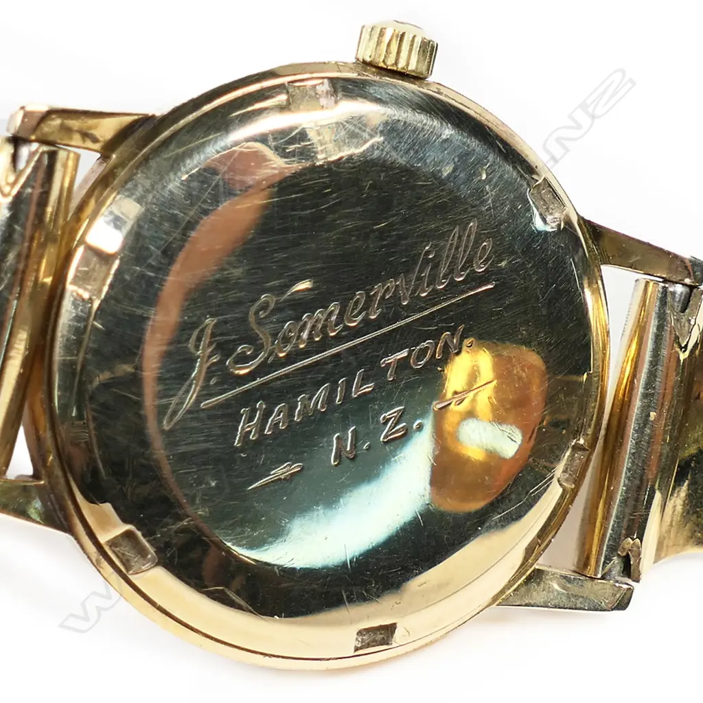 A vintage gold Omega Seamaster wristwatch, Image 1++