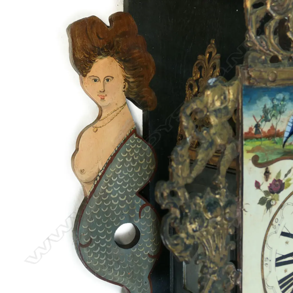 An early 20thC ‘Wag on the Wall’ clock, Image 1++