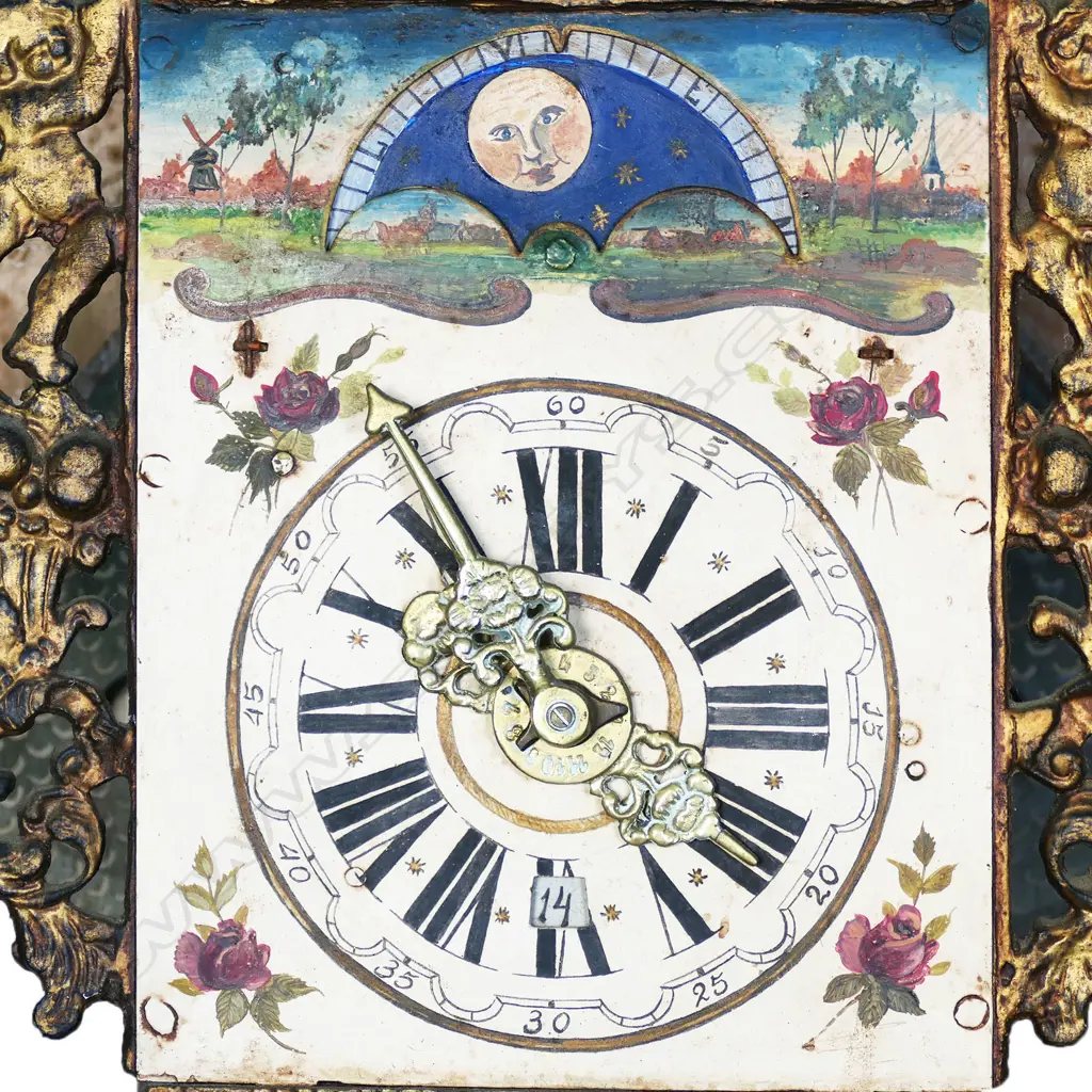 An early 20thC ‘Wag on the Wall’ clock, Image 1++