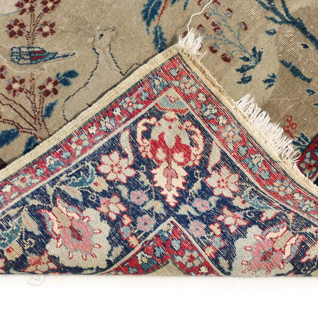 An antique Persian Tehran picture rug, Image 1++