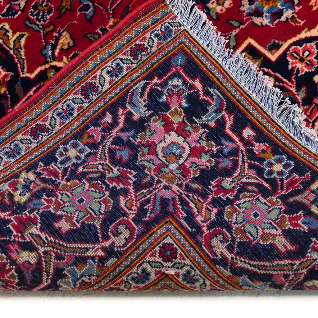 HANDKNOTTED PERSIAN KASHAN CARPET  2800 x 2000mm Image 1++