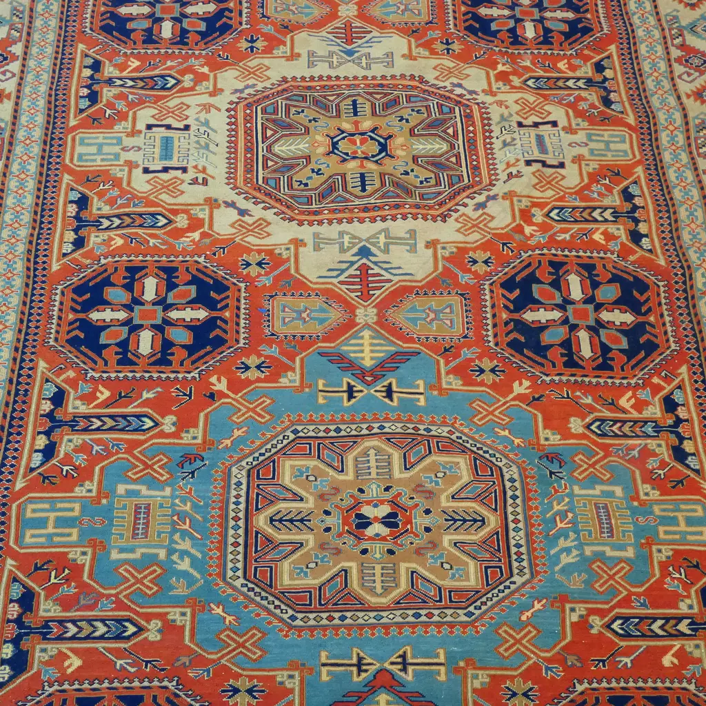 A finely woven Persian Soumak mixed weave rug, Image 1++