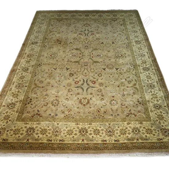A large Indo Persian hand knotted carpet,