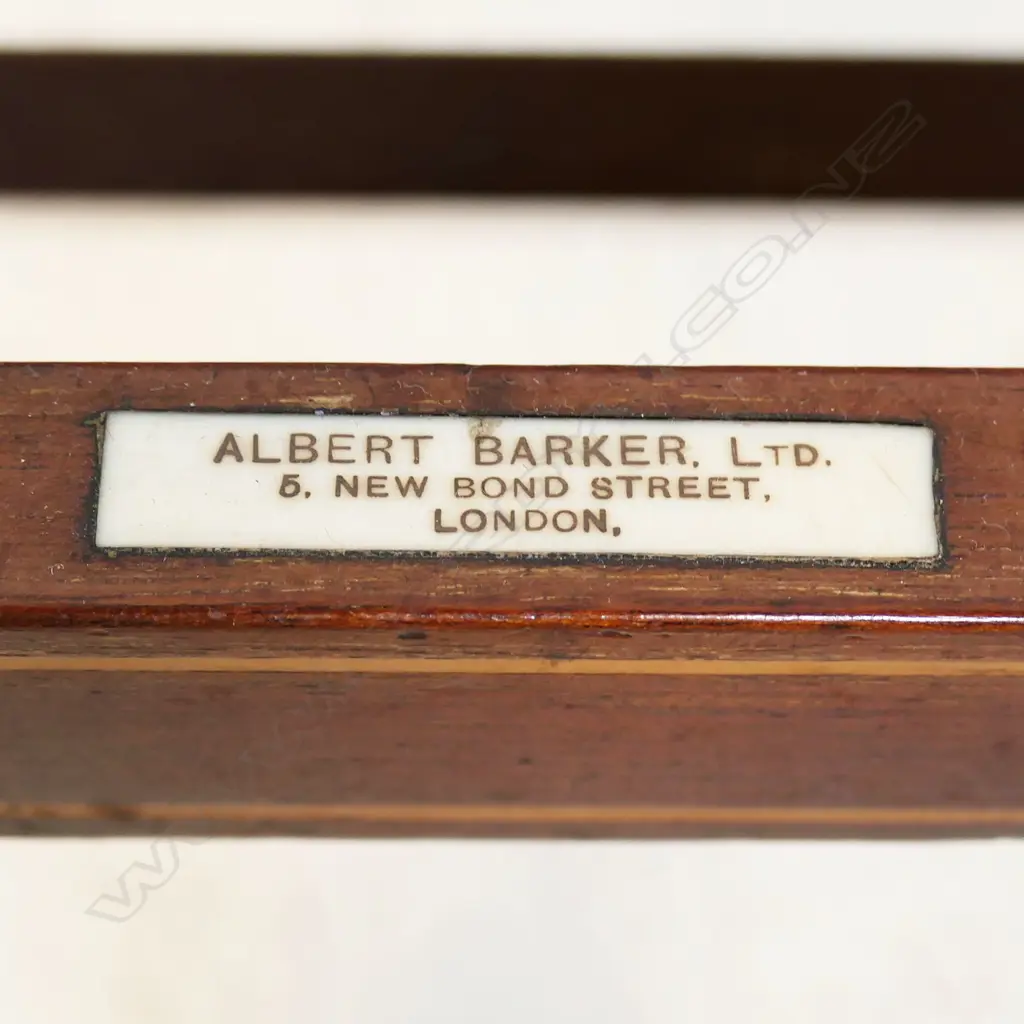 A late Victorian Mahogany folding campaign writing compendium desk table, Image 1++