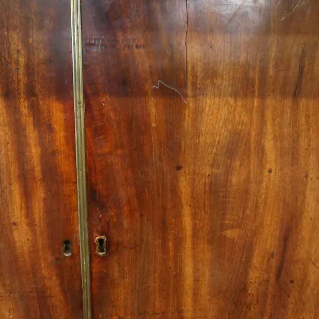 A Regency mahogany bookcase secretaire, Image 1++