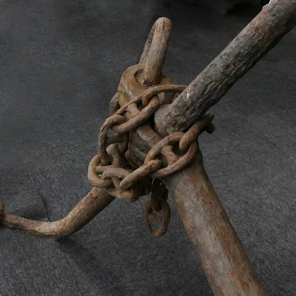 A large ship's antique kedge anchor, Image 1++