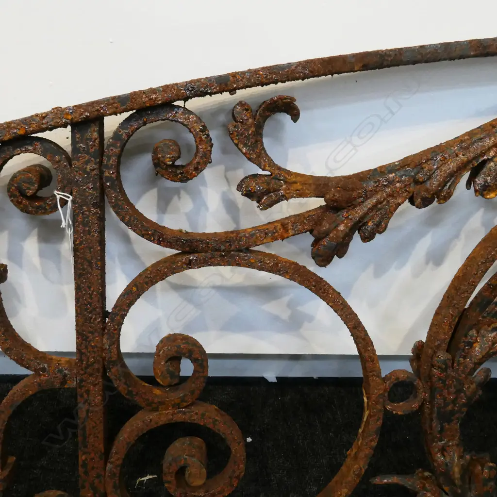An old fancy cast iron grill, Image 1++