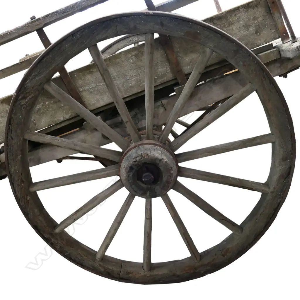 An old horse drawn dray, Image 1++