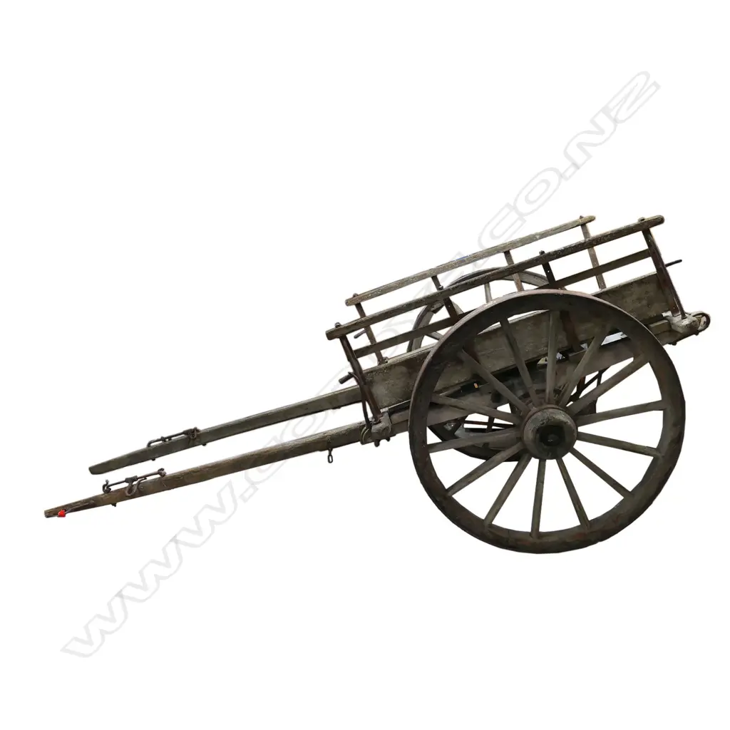 An old horse drawn dray, Image 1++