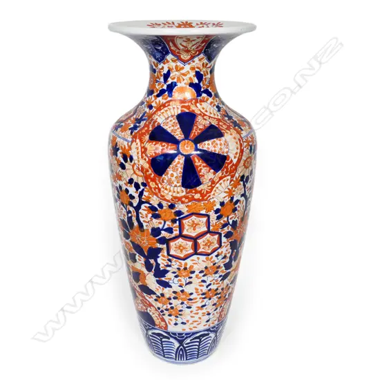 A Japanese Meiji period Imari floor vase,